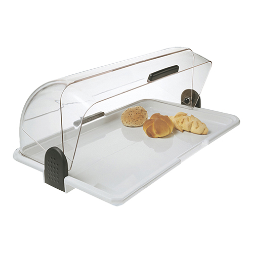 Vitrine plastique simple + couv. basc.